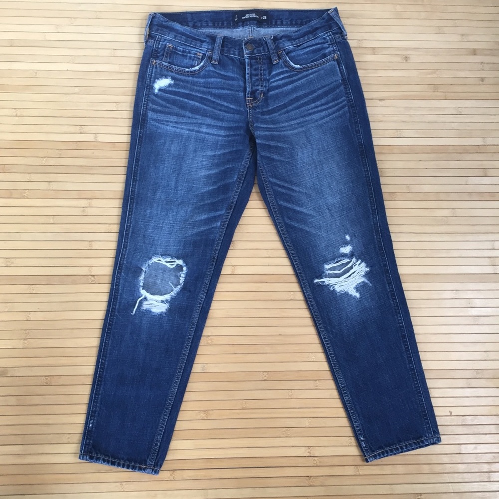 Hollister Vintage Boyfriend ripped jeans